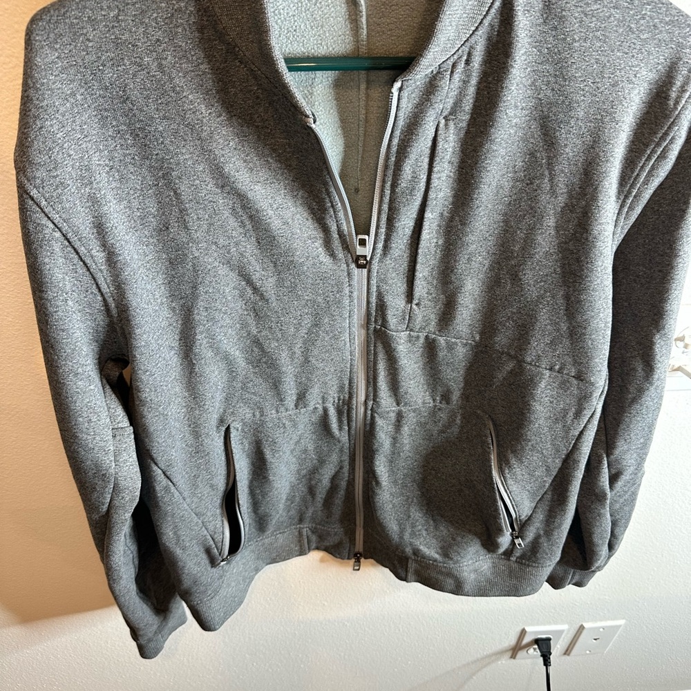 Lululemon Athletica Charcoal Zip-Up Jacket